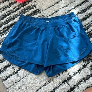Lululemon Hotty Hot Blue Shorts